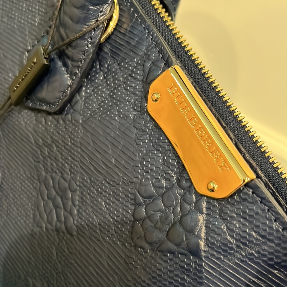 Brand New Burberry Blue Tote Bag - Picture 10 of 11